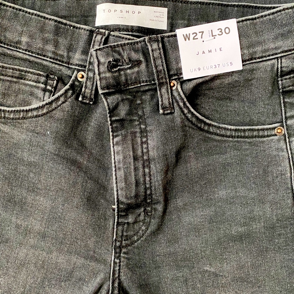 Brand new washed black jeans skinny